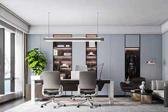 兰州轻奢风格-书房