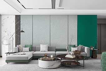 兰州轻奢风格-客厅