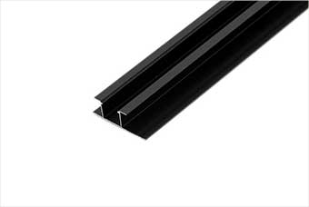 兰州航空纤维墙咔铝合金带灯中条（哑黑氧化）