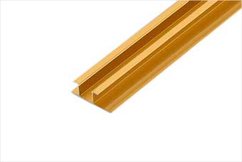 兰州航空纤维墙咔铝合金带灯中条（钛金氧化）